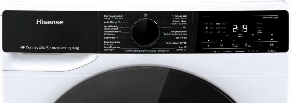 Hisense WF5V144BW/BLX wit - Image 3