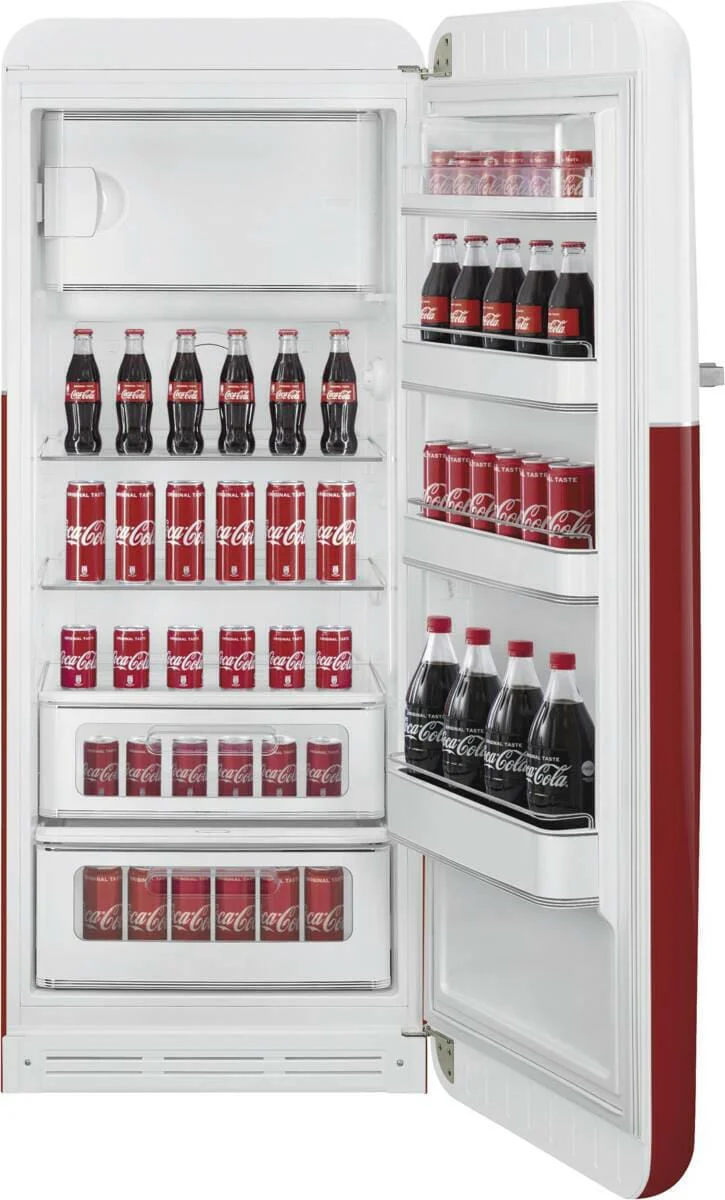 Smeg FAB28RDCC5 50’s Style Coca Cola rood-wit - Image 6